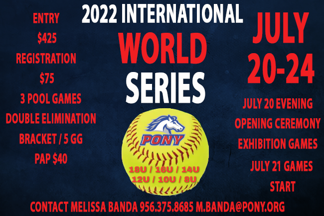 2022 PONY International Softball World Series